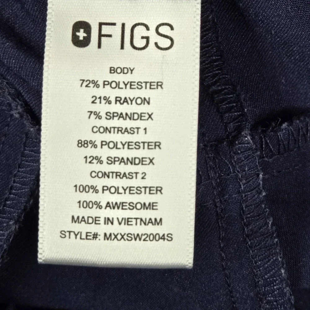 FIGS Men Scrub Pants‎ XXL/S Navy Tansen Technical Collection Jogger